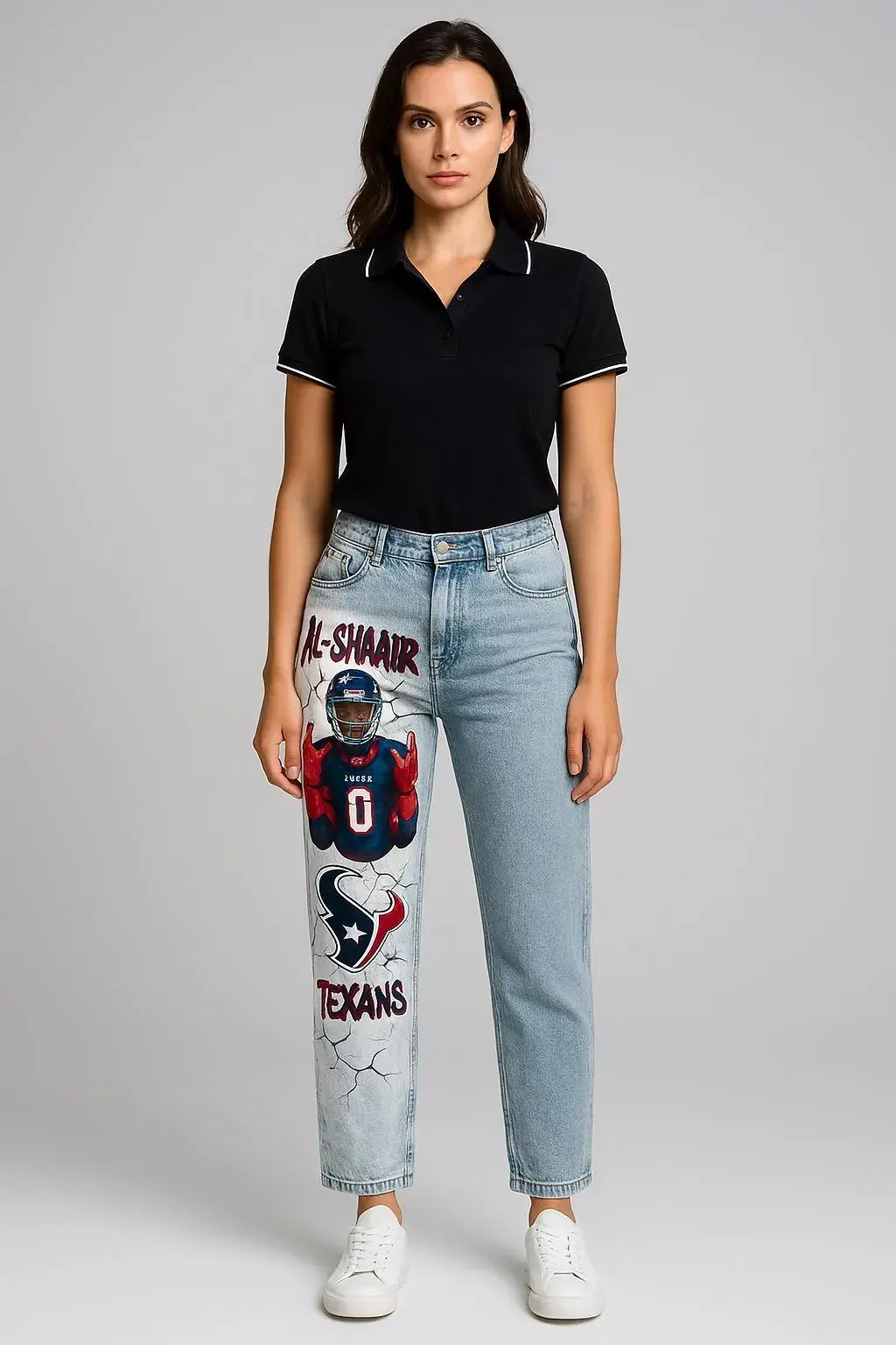 Custom Hand-painted Jeans