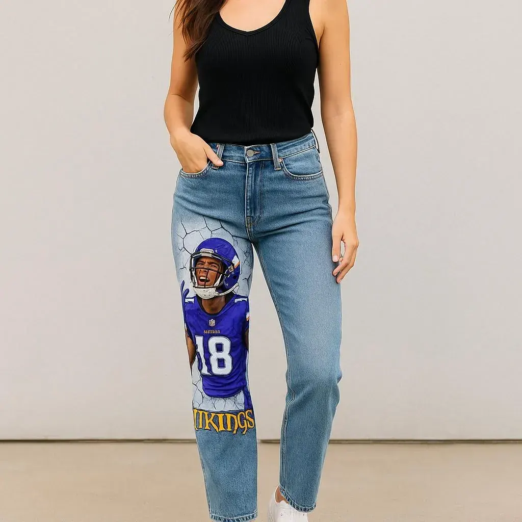 Custom Hand-painted Jeans