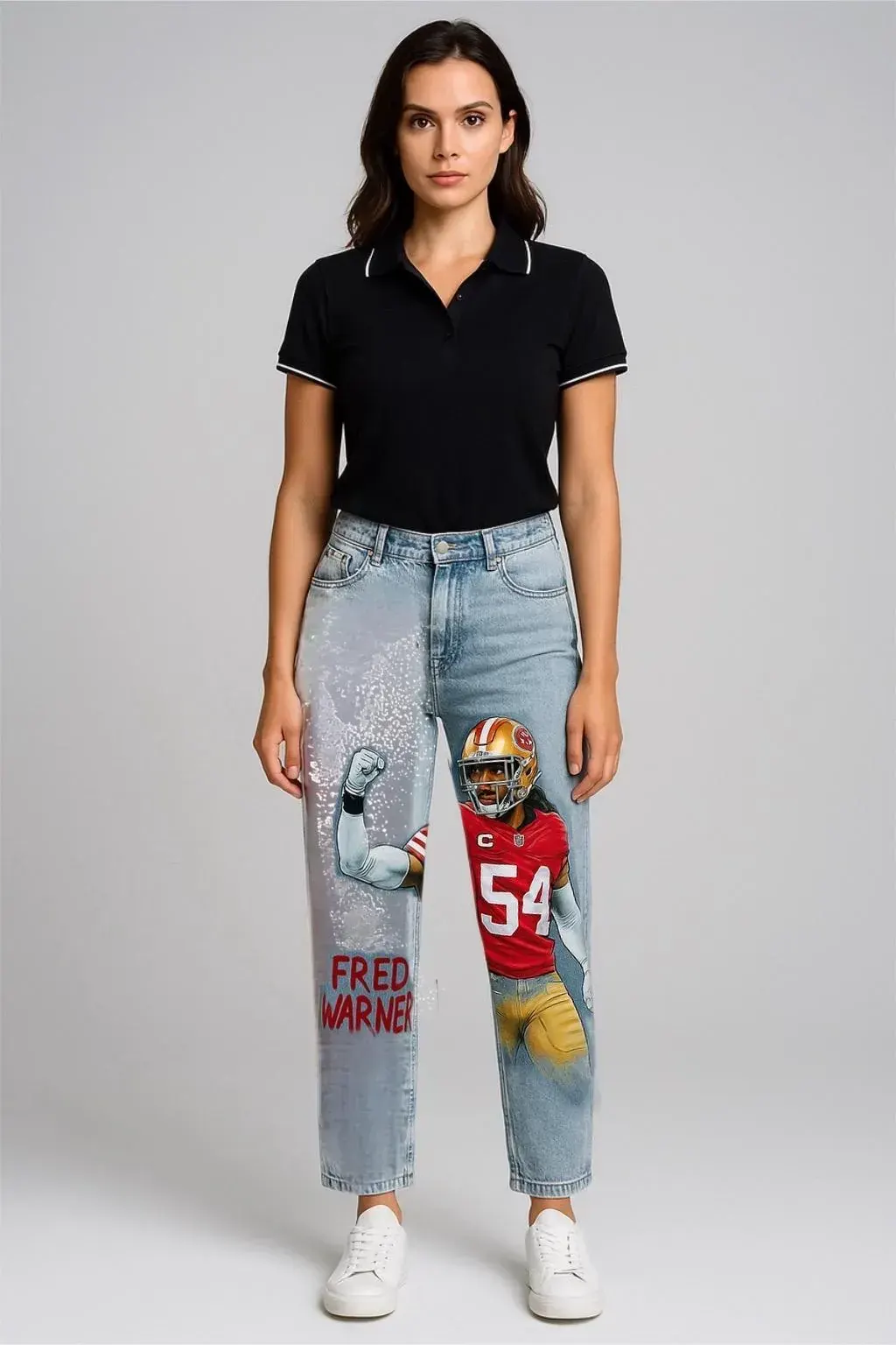 Custom Hand-painted Jeans