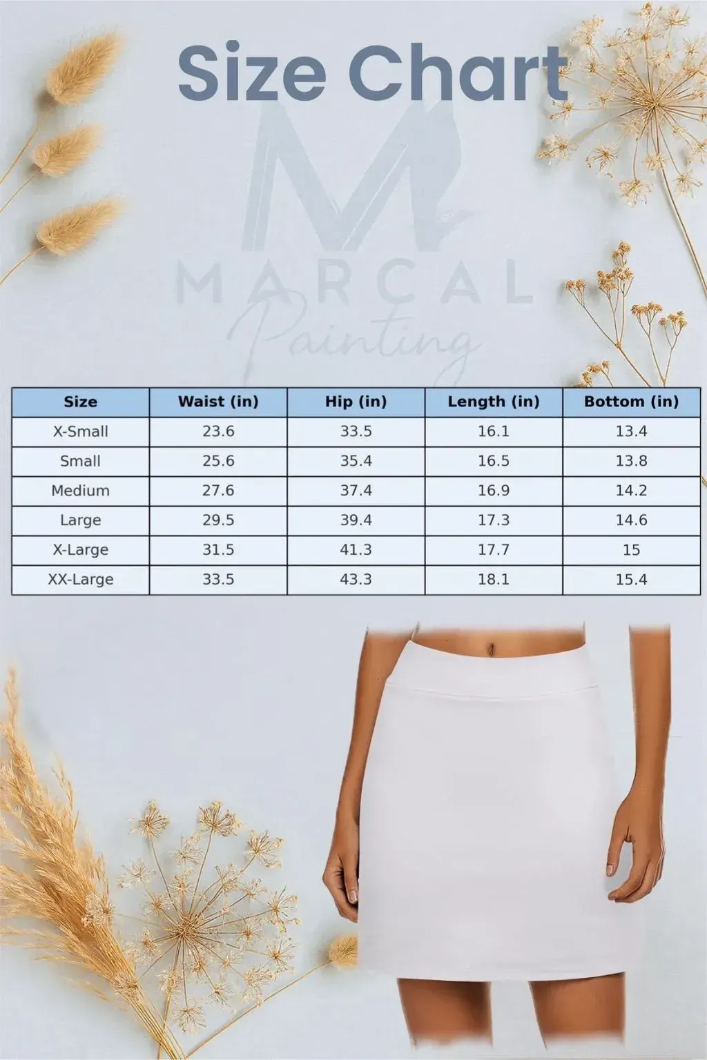 Hand-painted Longhorn Skirt