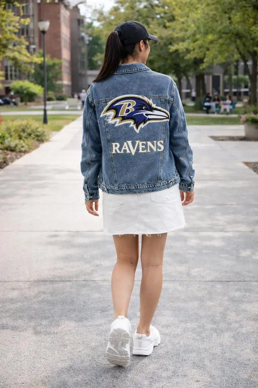 Custom Business Logo Denim Jacket