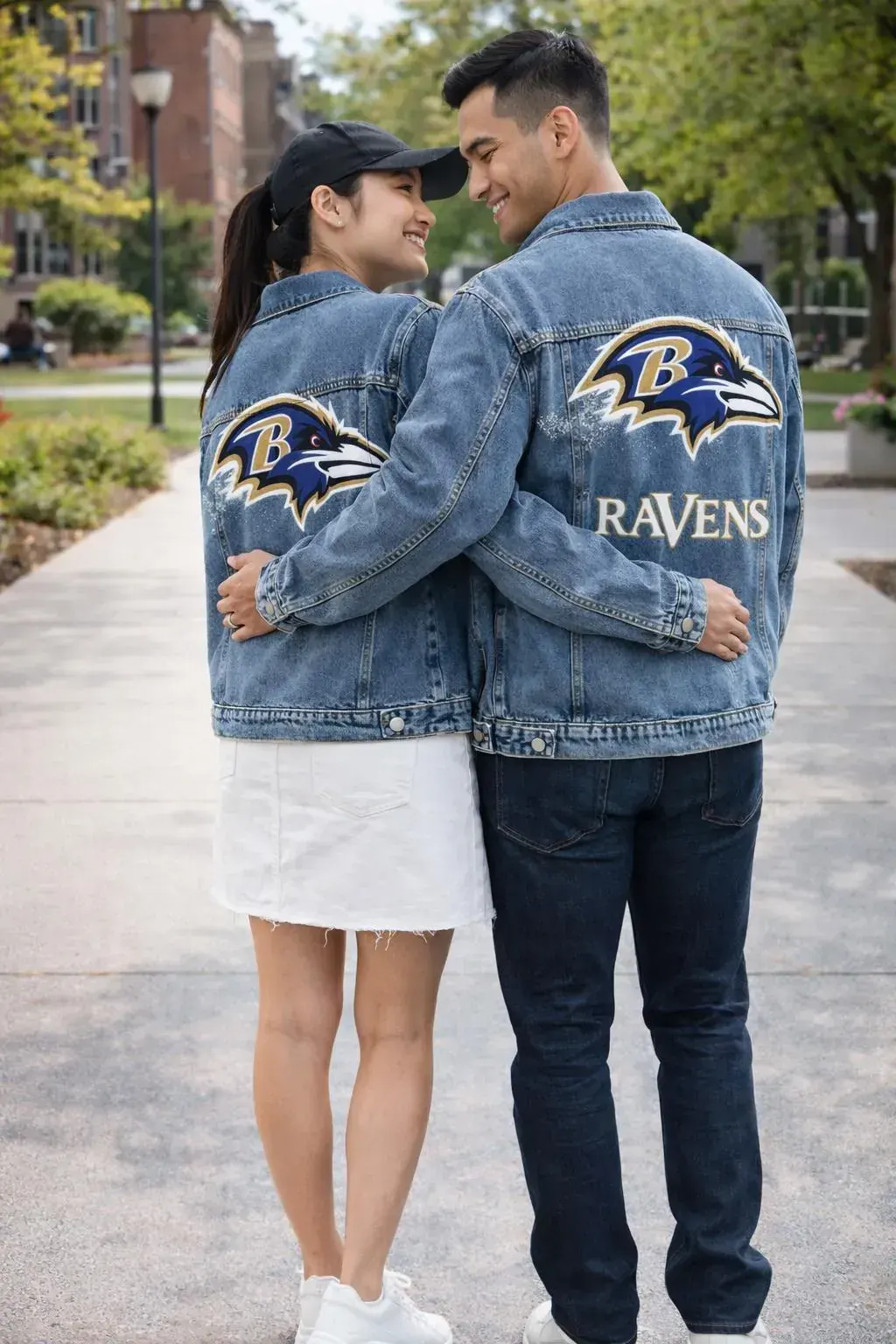 Custom Business Logo Denim Jacket