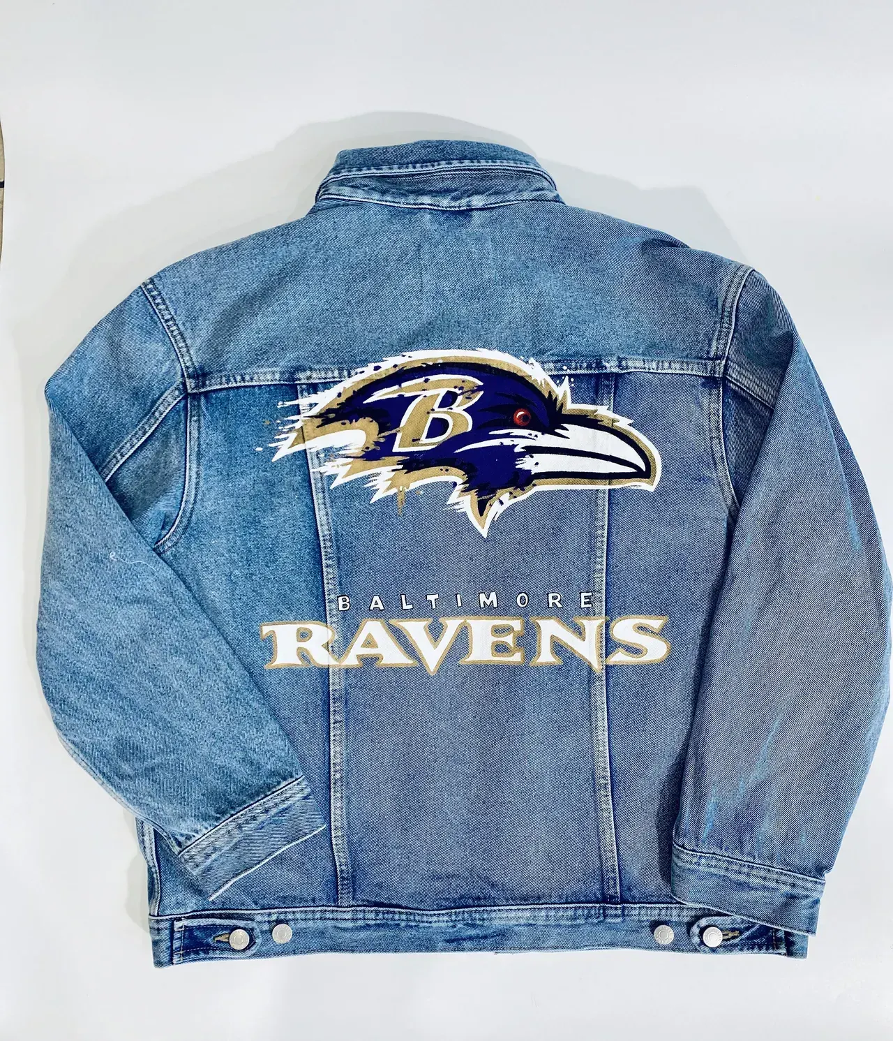 Custom Business Logo Denim Jacket