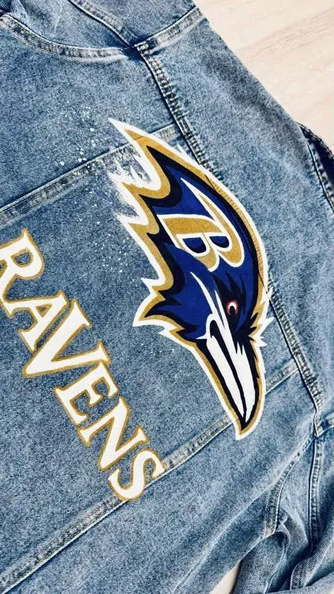 Custom Business Logo Denim Jacket