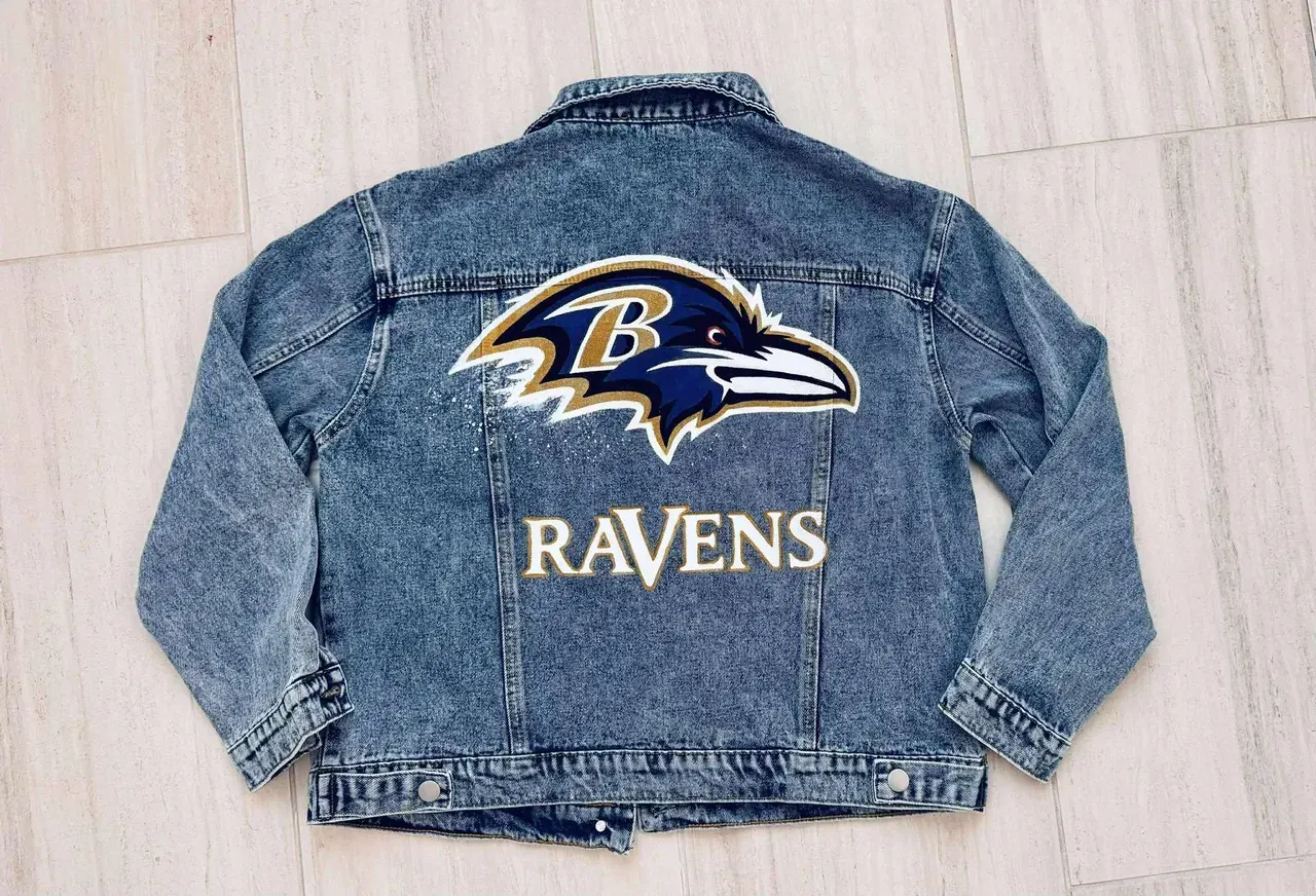 Custom Business Logo Denim Jacket