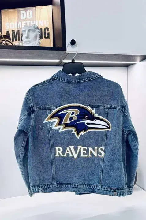 Custom Logo Painted Denim Jacket