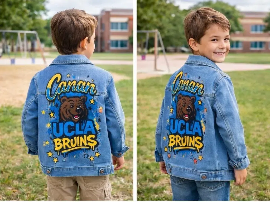 Kids Denim Jacket Hand-painted