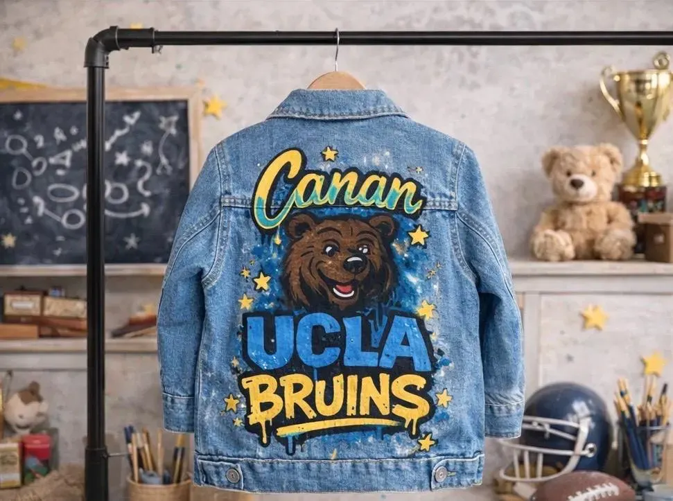 Kids Denim Jacket Hand-painted