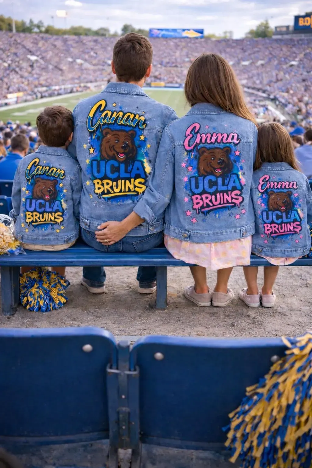 Kids Denim Jacket Hand-painted