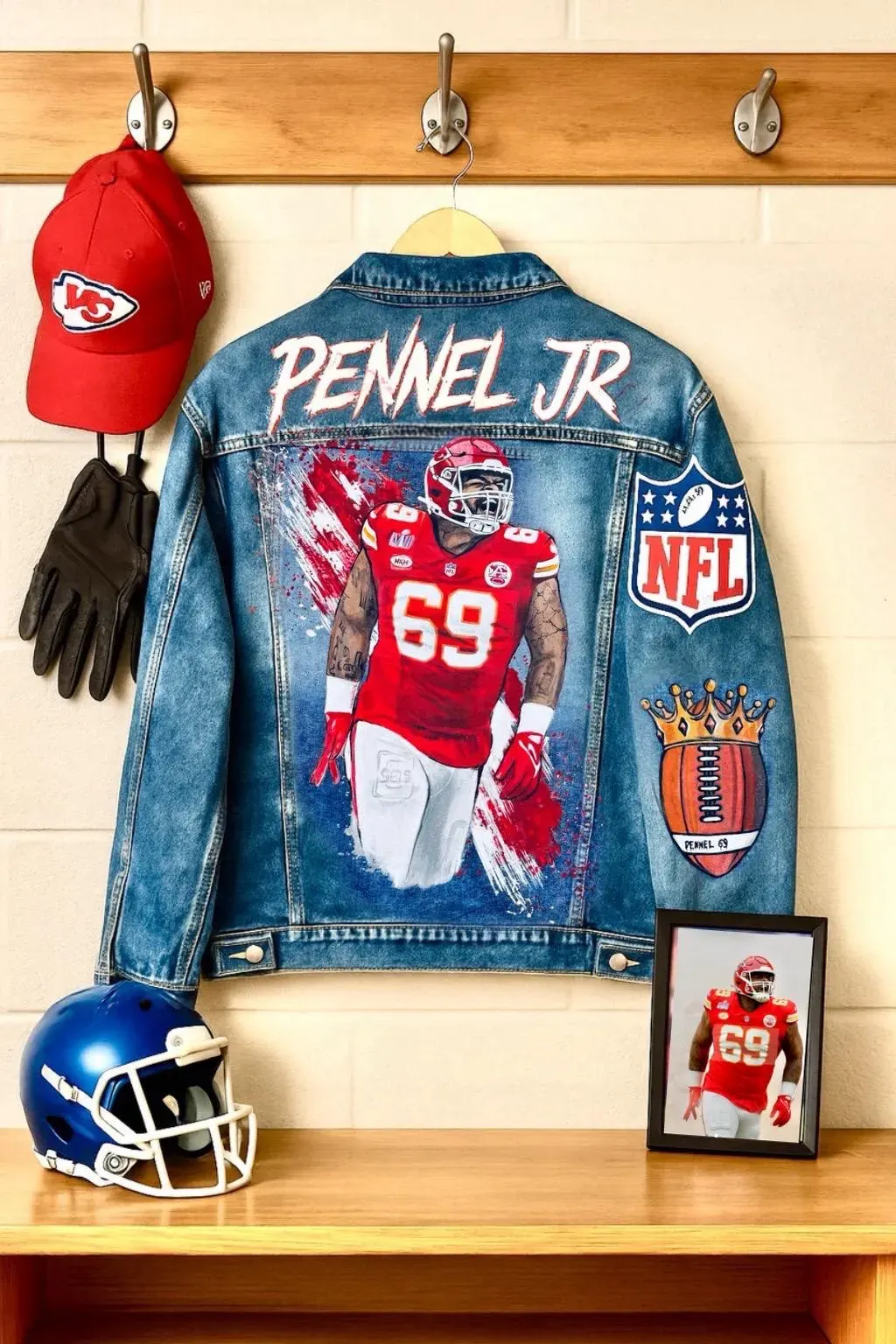 Custom Portrait Denim Jacket