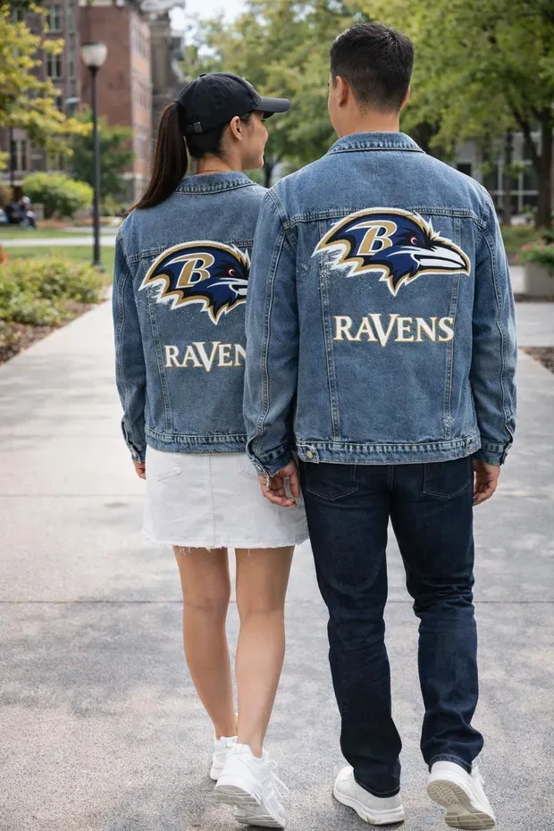 Custom Business Logo Denim Jacket
