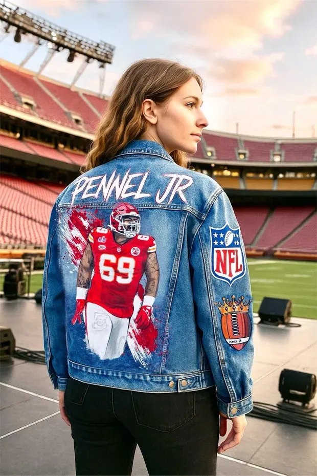Custom Portrait Denim Jacket